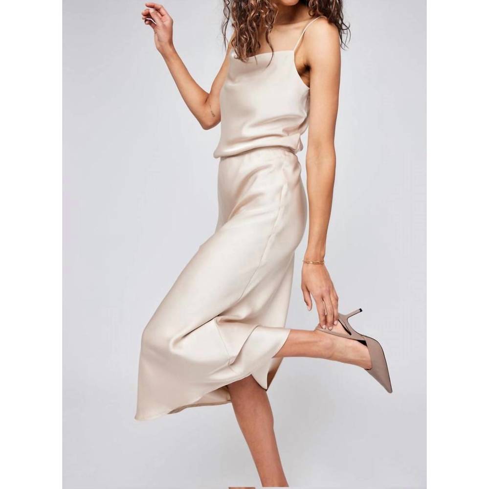 Gentle Fawn Cream Midi Skirt - Picture 3 of 4